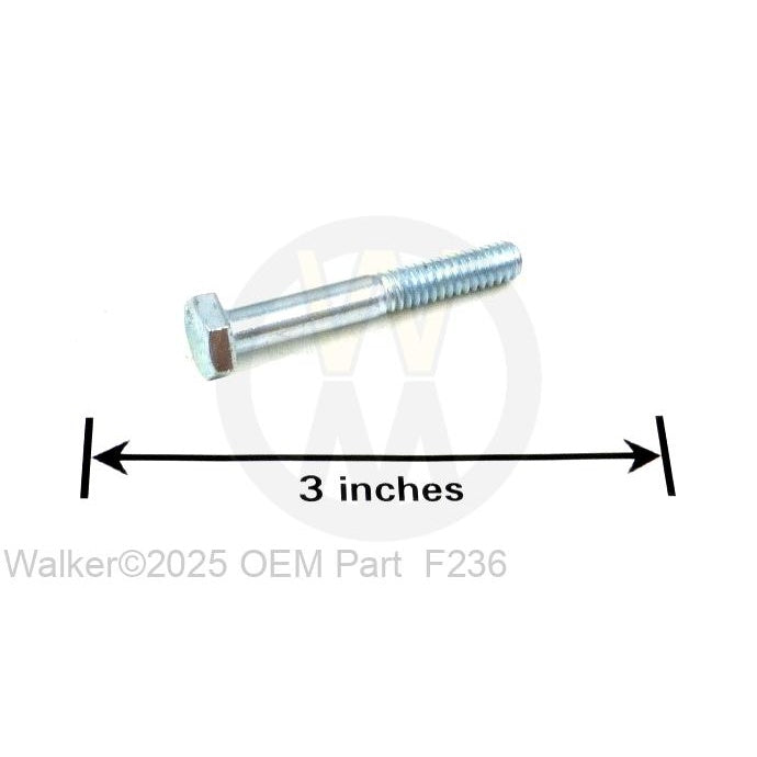 Walker Part # F236 : 1/4-20x1-3/4 HEX BOLT