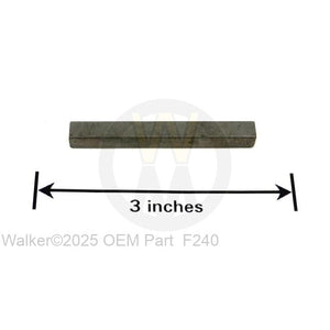 Walker Part # F240 : 1/4x1/4x2-1/4 KEY
