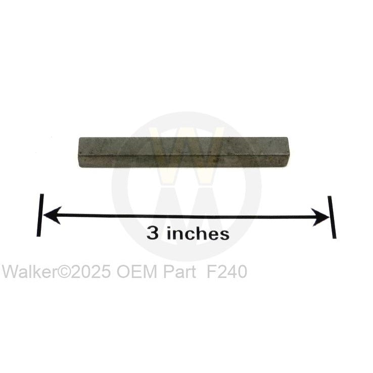 Walker Part # F240 : 1/4x1/4x2-1/4 KEY