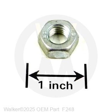 Walker Part # F248 : M10x1.5 HEX NUT