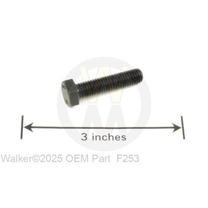 Walker Part # F253 : M8x1.25x35 GRD8