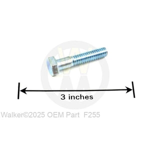 Walker Part # F255 : 5/16-18x1-1/2 HEX BOLT