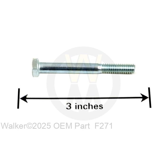 Walker Part # F271 : 1/4-20x2-1/4 HEX BOLT (FITS P/N 6671-4)