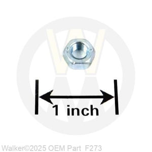 Walker Part # F273 : M6x1.0 NUT