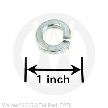 Walker Part # F278 : 3/8 SPLIT LOCK WASHER