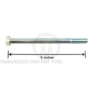 Walker Part # F290 : 3/8-16x5 HEX BOLT