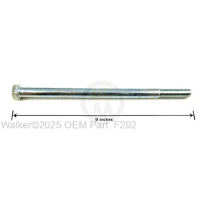 Walker Part # F292 : 1/2-13x8-1/2 HEX BOLT, GR2