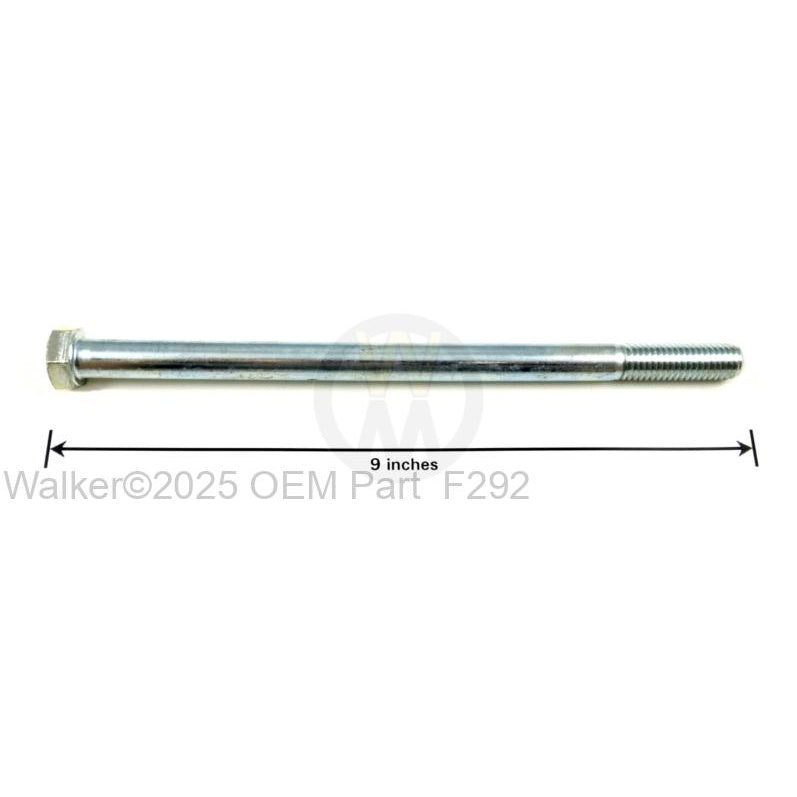 Walker Part # F292 : 1/2-13x8-1/2 HEX BOLT, GR2