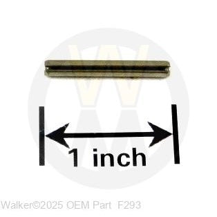 Walker Part # F293 : 1/8x1 ROLL PIN