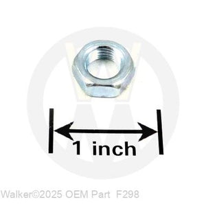 Walker Part # F298 : 3/8-24 JAM NUT
