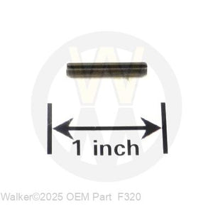 Walker Part # F320 : 1/8x3/4 SPLIT SPRING PIN