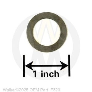 Walker Part # F323 : .635IDx.937ODx.025 WASHER/SS