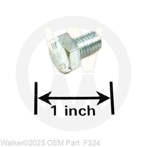 Walker Part # F324 : M8x1.25x12 HEX BOLT