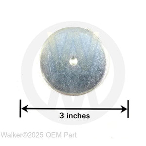 Walker Part # F329 : .200IDx1.939OD WASHER (ZINC/.118 THK)