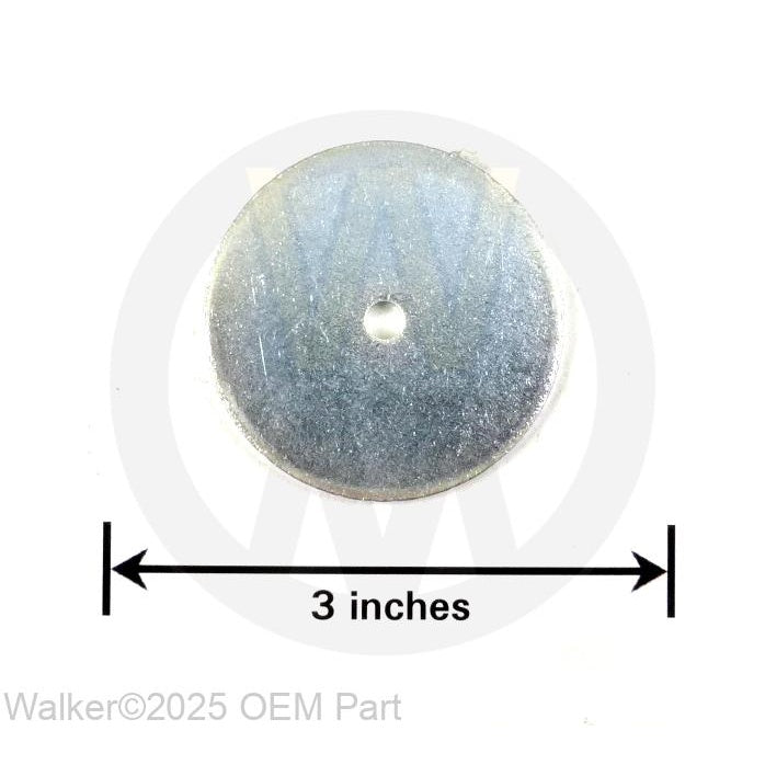 Walker Part # F329 : .200IDx1.939OD WASHER (ZINC/.118 THK)