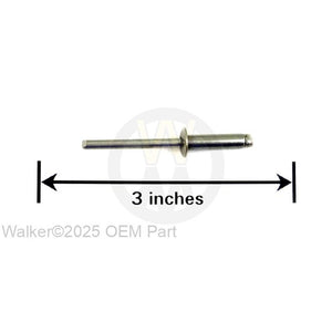 Walker Part # F330 : 3/16DX21/32L RIVET/SS (STST68D)