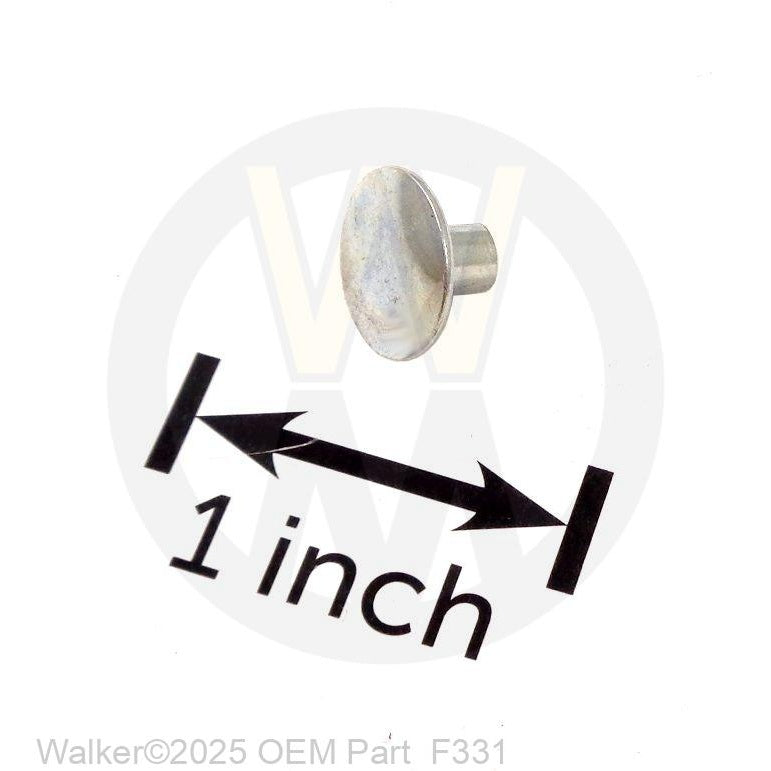 Walker Part # F331 : 3/16DX1/4L RIVET, SEMI-TB