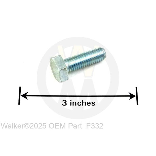 Walker Part # F332 : M10X1.5X30 HEX BOLT