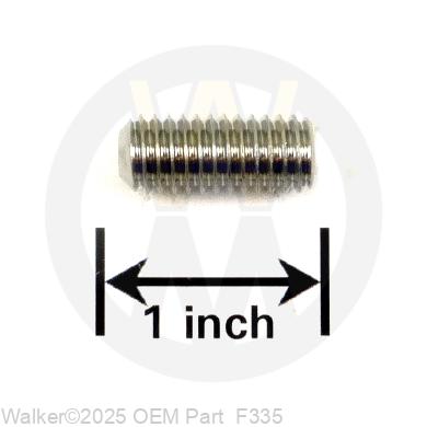 Walker Part # F335 : 3/8-16X3/4 SET SCREW/SS