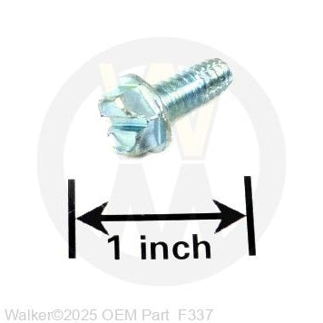 Walker Part # F337 : 1/4-20X1/2 SELF-TAP BOLT