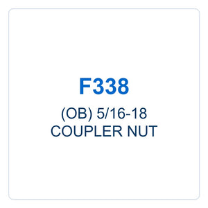 Walker Part # F338 : (OB) 5/16-18 COUPLER NUT