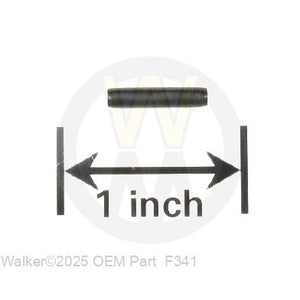 Walker Part # F341 : COIL ROLL PIN (7/64X9/16)