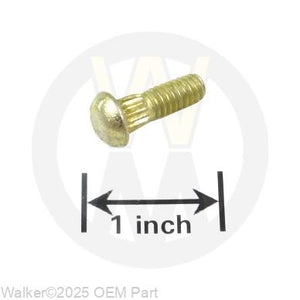 Walker Part # F345 : 1/4-20 X .77O KNURLED BOLT