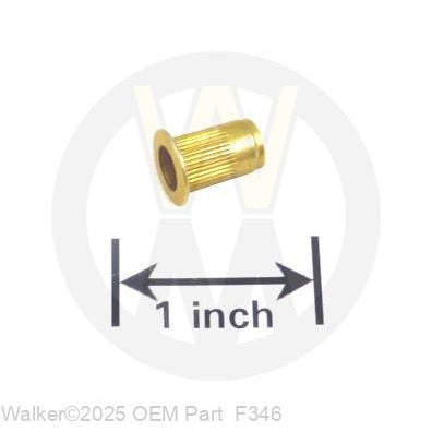 Walker Part # F346 : KNURLED THREADED INSERT