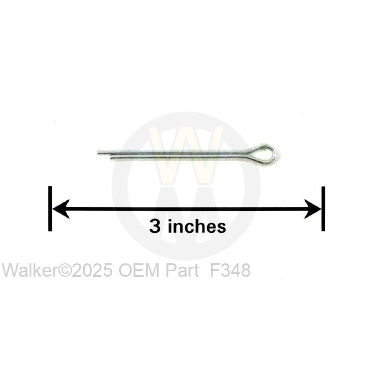 Walker Part # F348 : 1/8X1-1/2 COTTER PIN