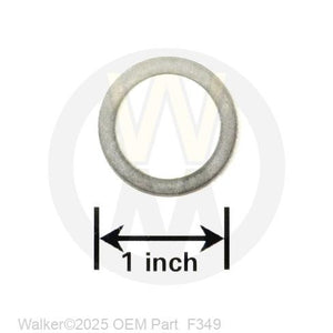 Walker Part # F349 : .835X1.122 WASHER/SS