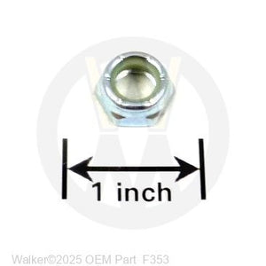 Walker Part # F353 : 3/8-16 ESNA LP NUT