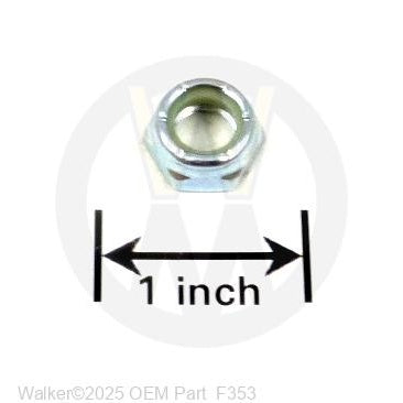 Walker Part # F353 : 3/8-16 ESNA LP NUT