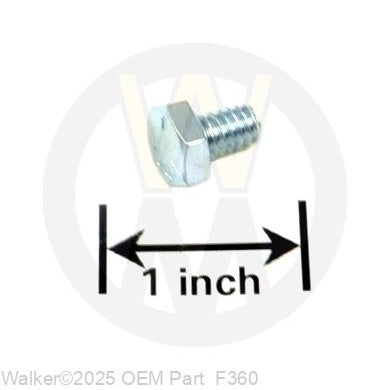 Walker Part # F360 : 1/4-20x3/8 HEX BOLT