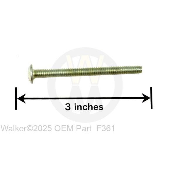 Walker Part # F361 : 10-24X2-1/2 HEX BOLT
