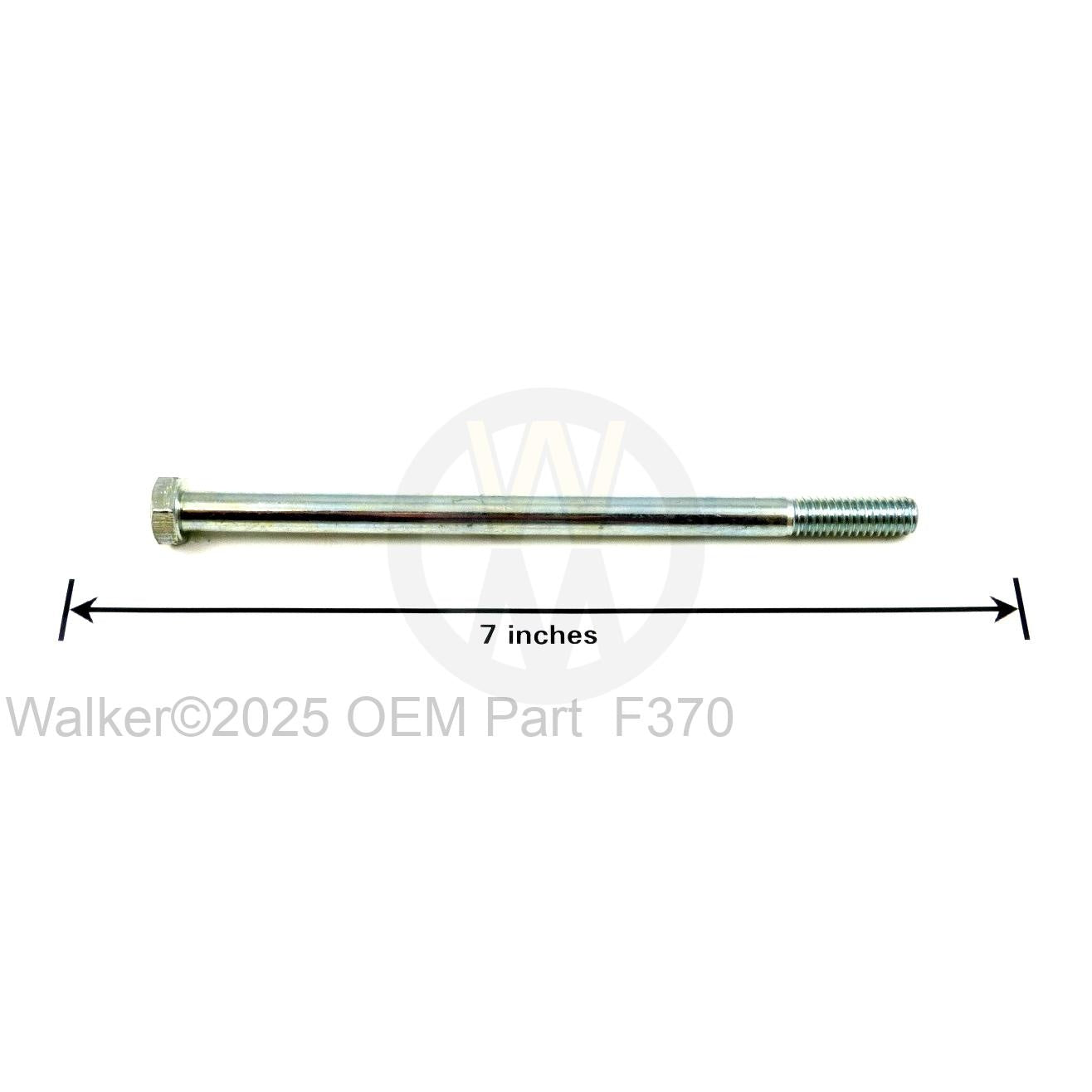 Walker Part # F370 : 5/16-18x5-1/2 HEX BOLT