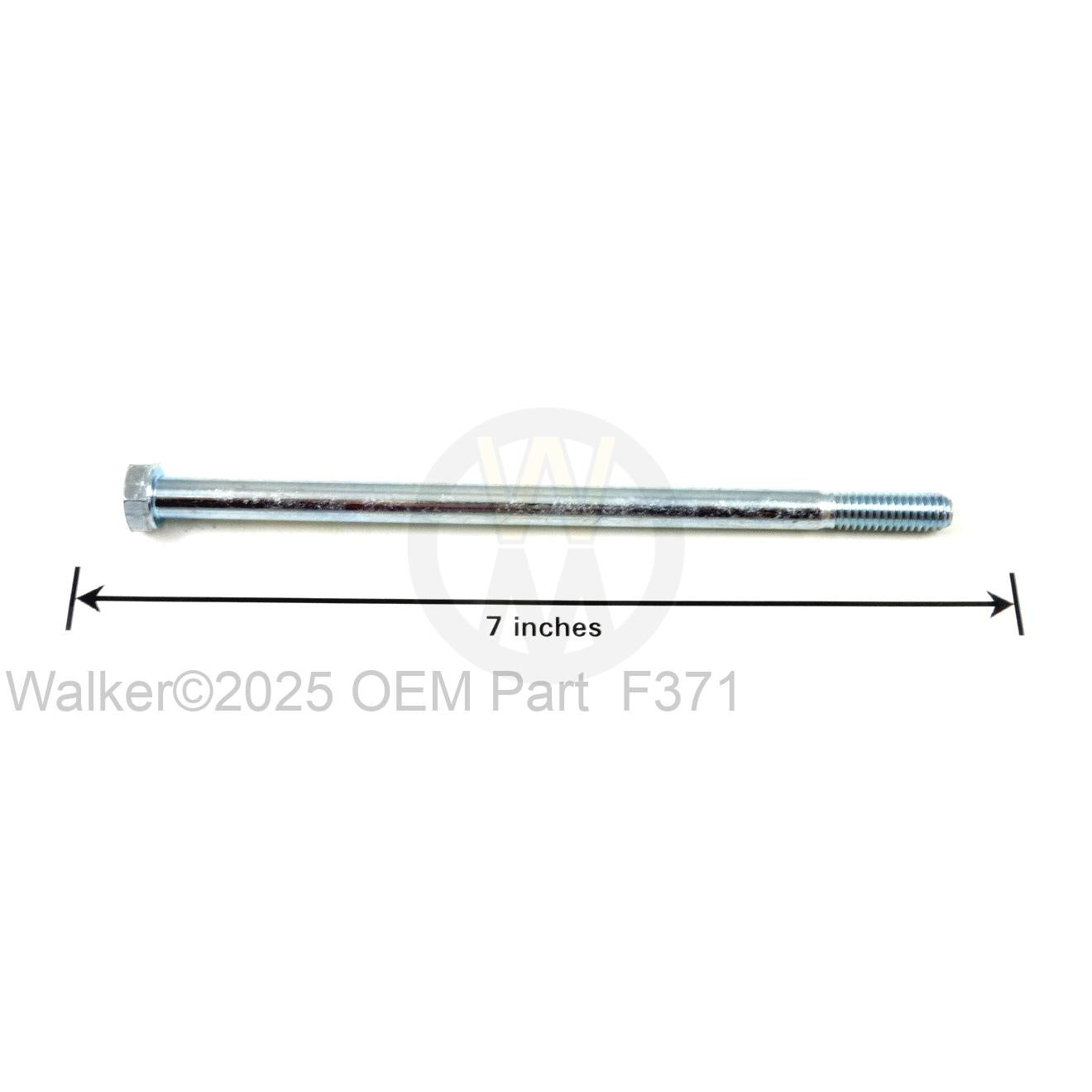 Walker Part # F371 : 5/16-18x6 HEX BOLT