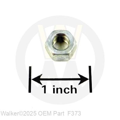 Walker Part # F373 : 5/16-24 HEX NUT/LH