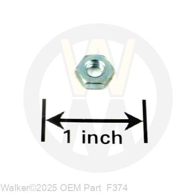 Walker Part # F374 : 10-24 HEX NUT