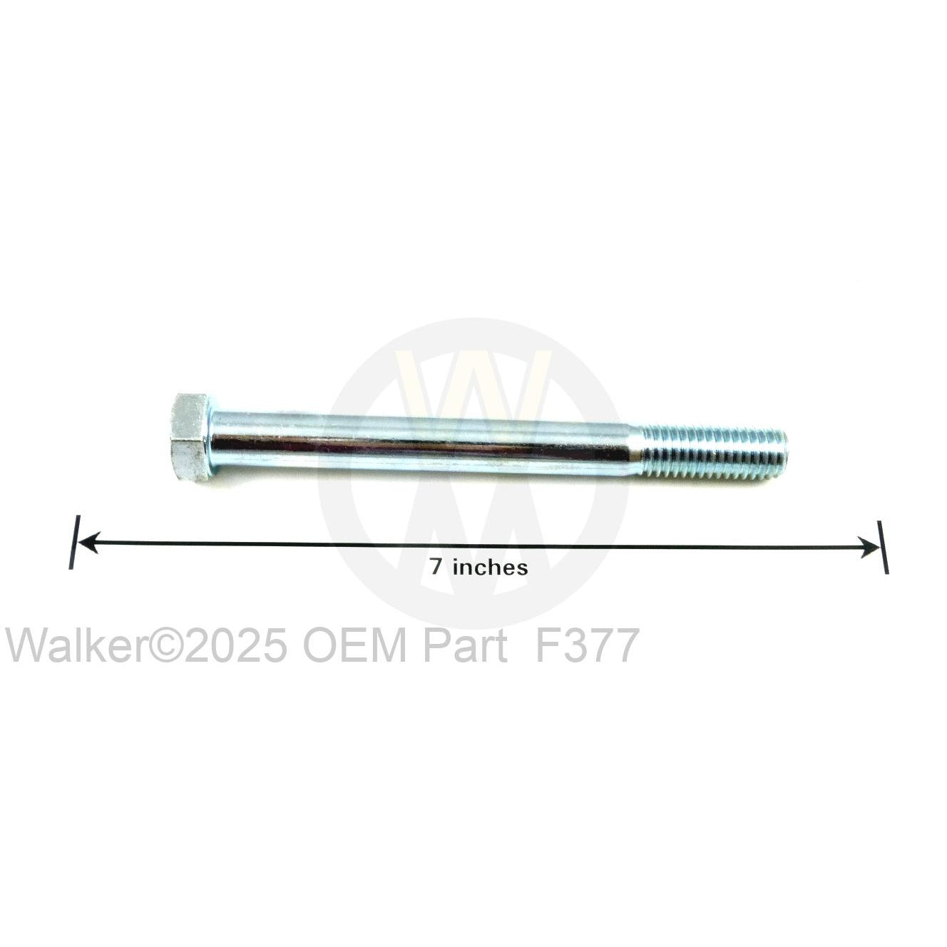 Walker Part # F377 : 1/2-13x5 HEX BOLT