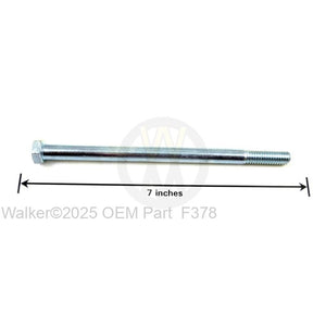 Walker Part # F378 : 3/8-16X6 HEX BOLT
