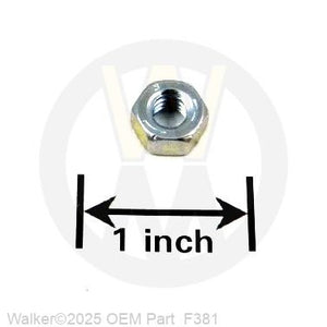 Walker Part # F381 : 1/4-20 HEX NUT