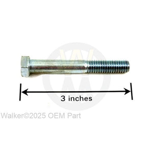 Walker Part # F387 : 3/8-24X2-1/2 HEX BOLT