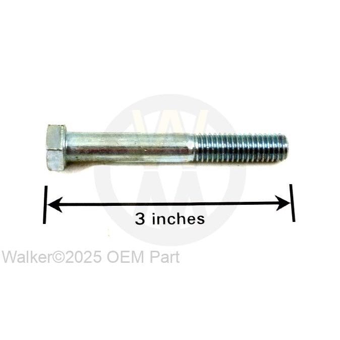 Walker Part # F387 : 3/8-24X2-1/2 HEX BOLT