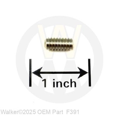 Walker Part # F391 : 1/4-20X1/2 SET SCREW,SS