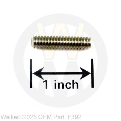 Walker Part # F392 : 1/4-20X1-1/4 SET SCREW,SS CUP POINT