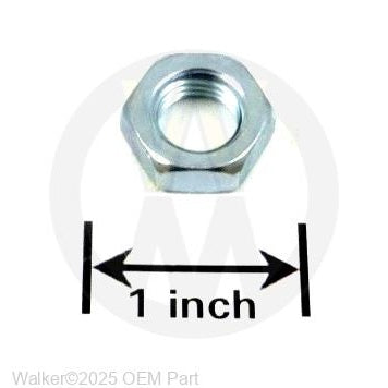 Walker Part # F408 : 7/16-20 JAM NUT