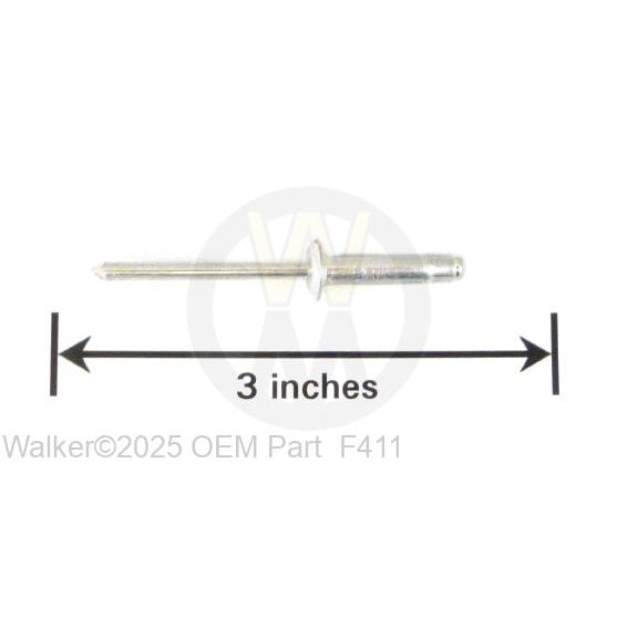 Walker Part # F411 : 3/16 BULBEX RIVET