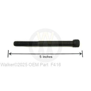 Walker Part # F416 : 3/8-16X4 SOC HD CAP SCREW