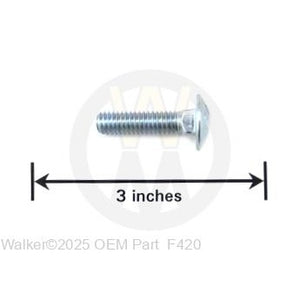 Walker Part # F420 : 5/16-18X1-3/4 CARRIAGE BOLT