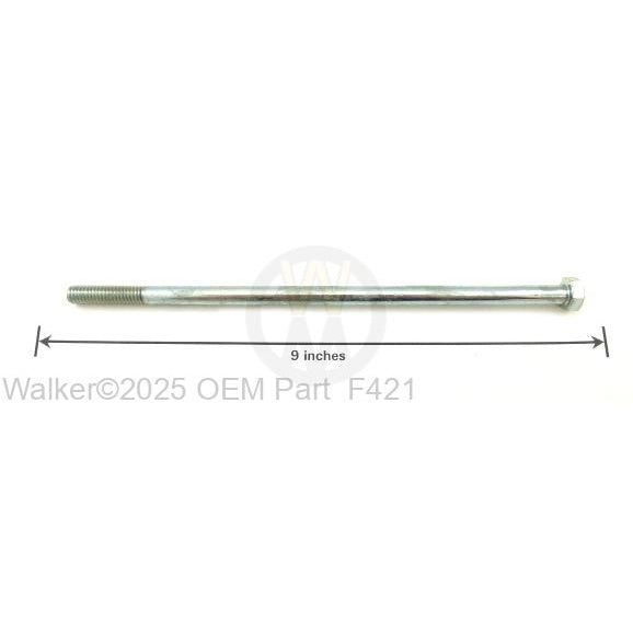 Walker Part # F421 : 5/16-18X8 HEX BOLT
